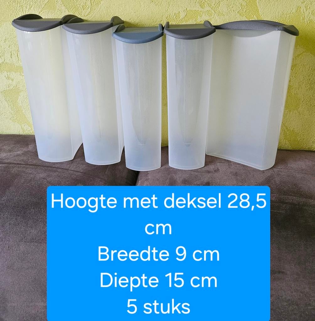 Voorraaddozen met strooideksel & spaghetti bewaardoos, Huis en Inrichting, Ophalen