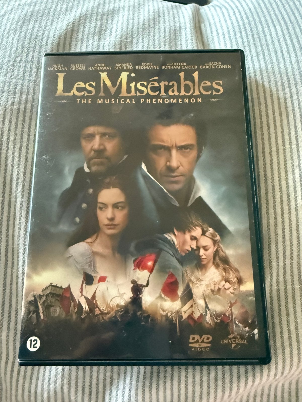 Dvd Les Miserables, Ophalen of Verzenden, Gebruikt, Engels, Film