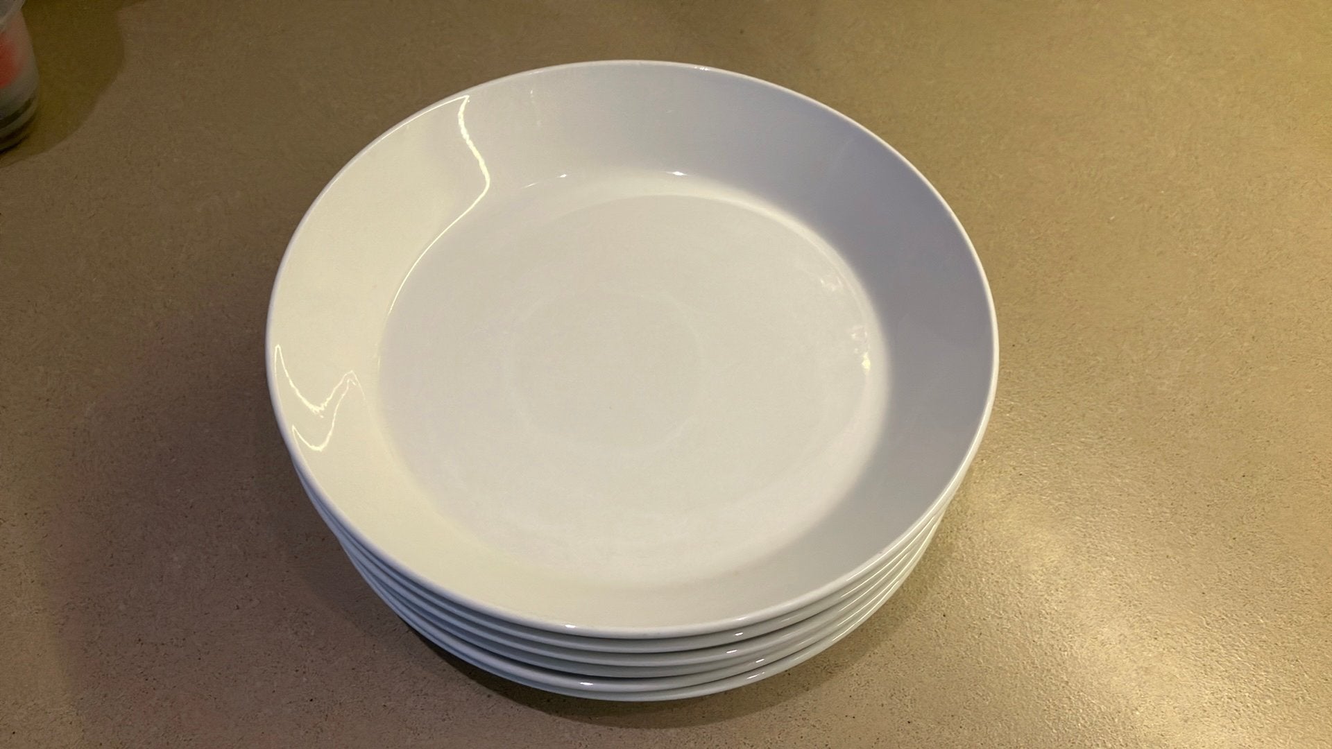 Diepe borden of spaghettiborden (diameter 21), Ophalen, Zo goed als nieuw, Bord(en)