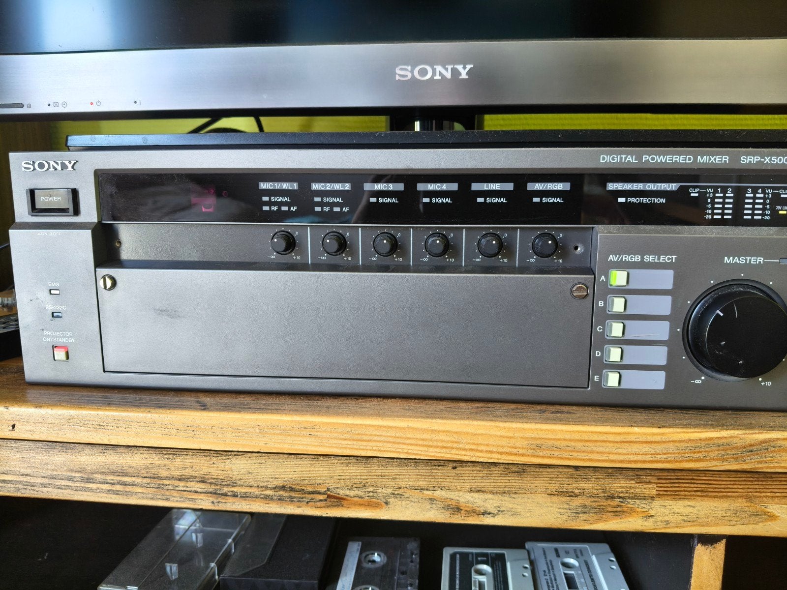 Sony SRP X500p versterker,2* 120 Watt op A of 2*90WA+2*60WB, Audio, Tv en Foto, Versterkers en Ontvangers, Ophalen, Sony