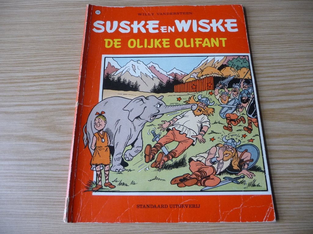Suske & Wiske 170. De olijke olifant EERSTE DRUK €2, Enlèvement ou Envoi, Willy Vandersteen, Une BD, Utilisé