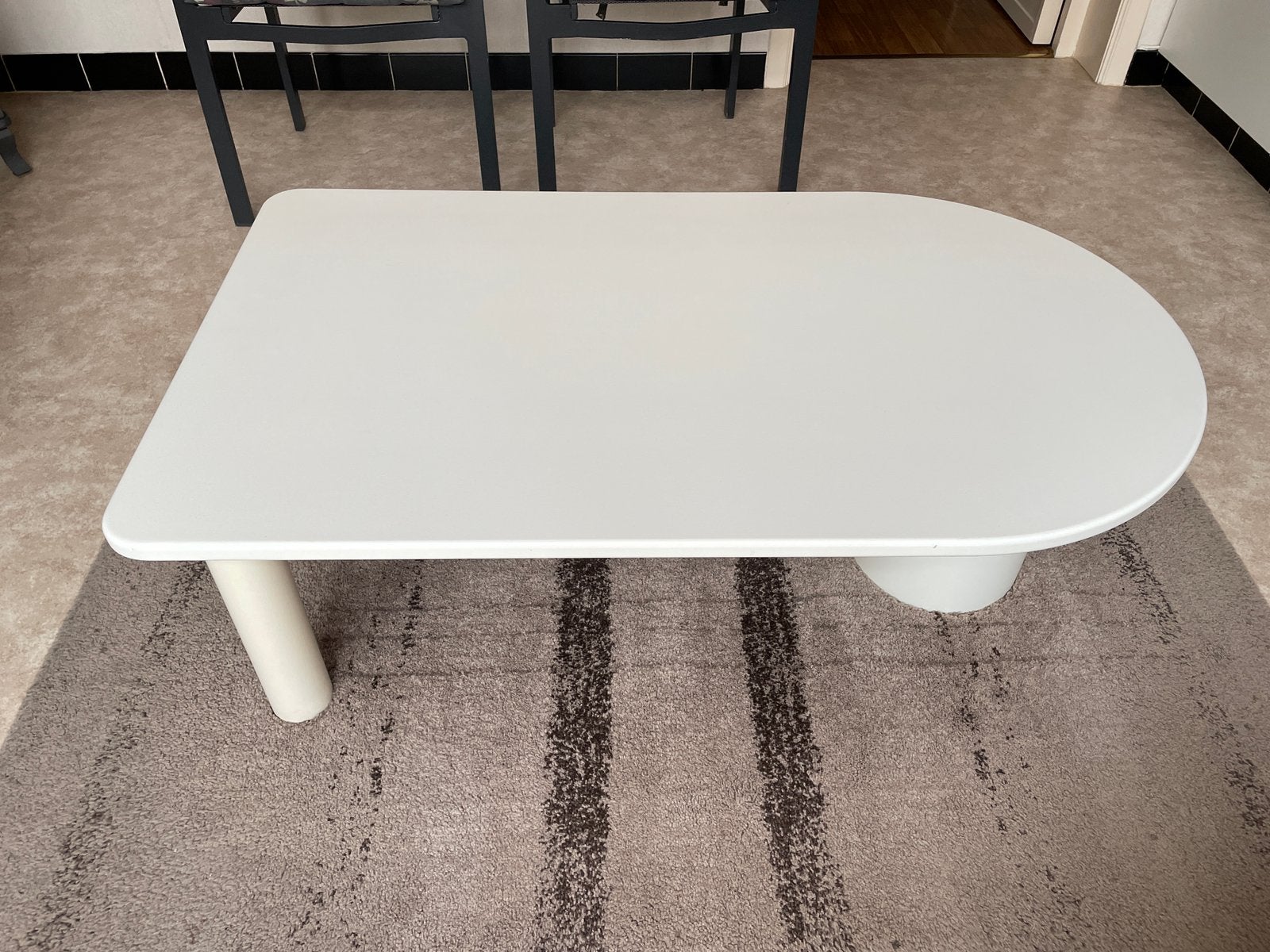 Witte salontafel (ophalen in Bree), Huis en Inrichting, Ophalen, Zo goed als nieuw