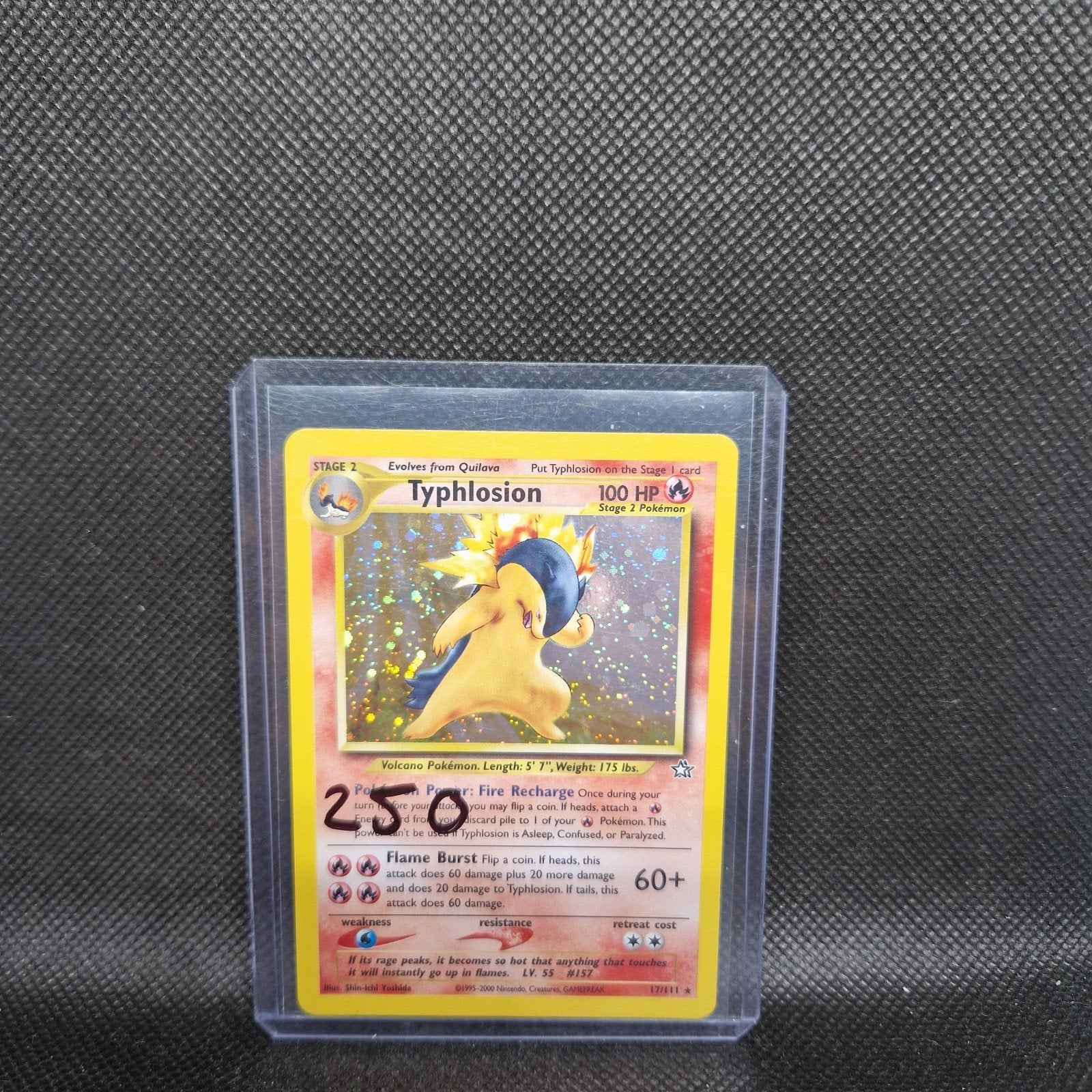Typhlosion Neo Genesis, Enlèvement ou Envoi