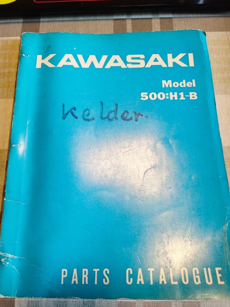 Kawasaki 500 H1 B Parts Catalogue, Motoren, Ophalen