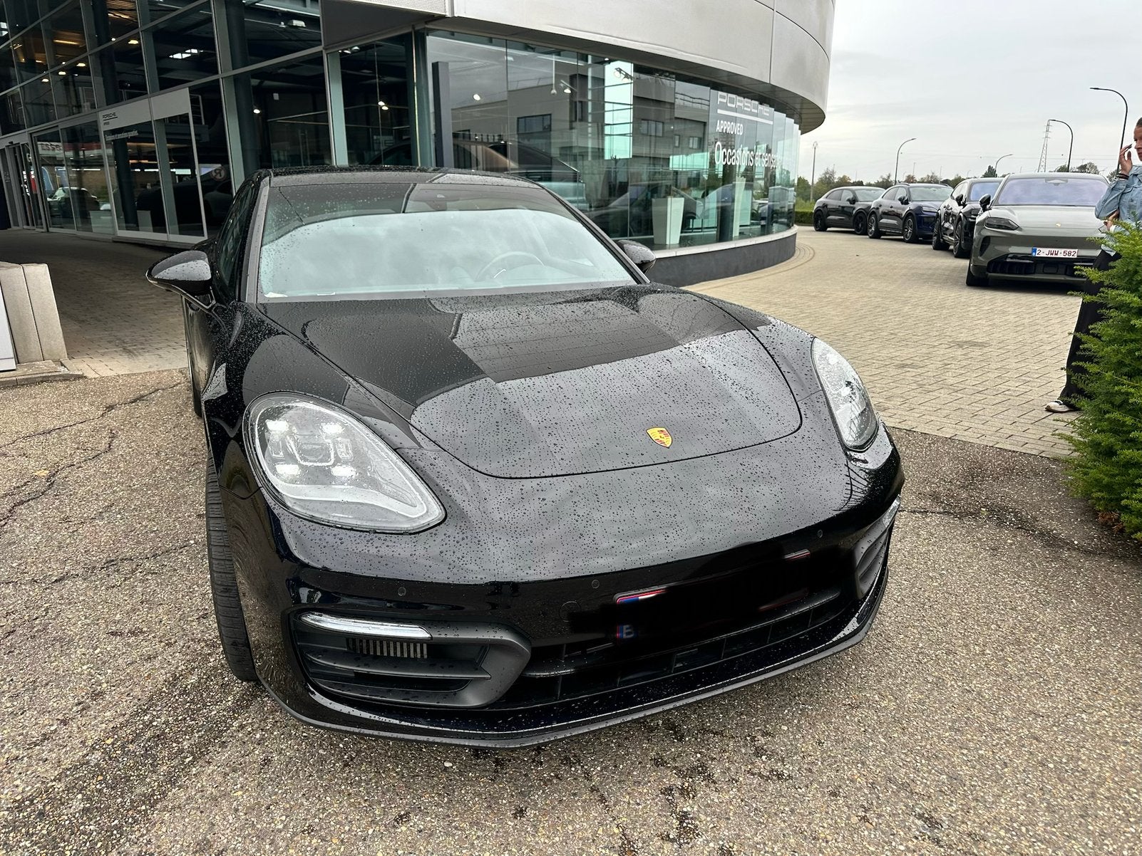 Porsche panamera platinium édition 4 E hybride, Auto's, Porsche, Automaat, 4 zetels, Zwart, Leder