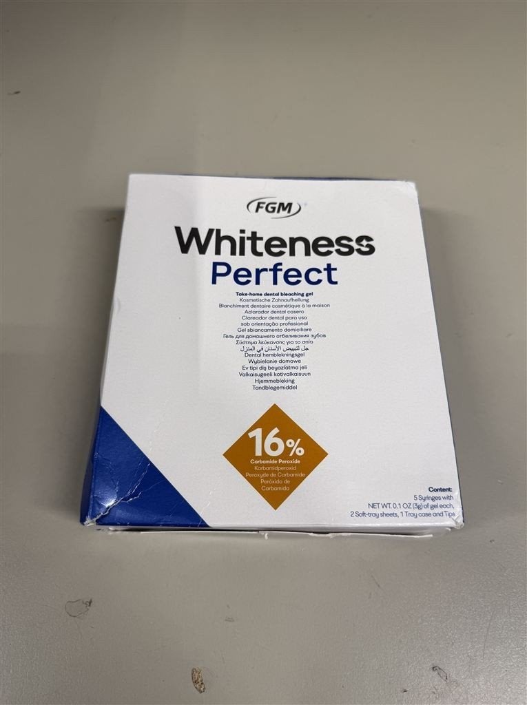 Tandenbleek set - Whiteness Perfect 5 syringes 3g, Handtassen en Accessoires, Uiterlijk | Mondverzorging, Ophalen of Verzenden