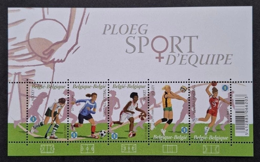 België: OBP 4155/59 ** Ploegsport 2011., Frankeerzegel, Ophalen of Verzenden, Zonder stempel, Postfris
