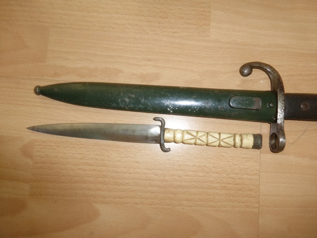 Messenbriefopener uit Belgisch Congo rond 1910-1930, Verzenden, Gebruikt
