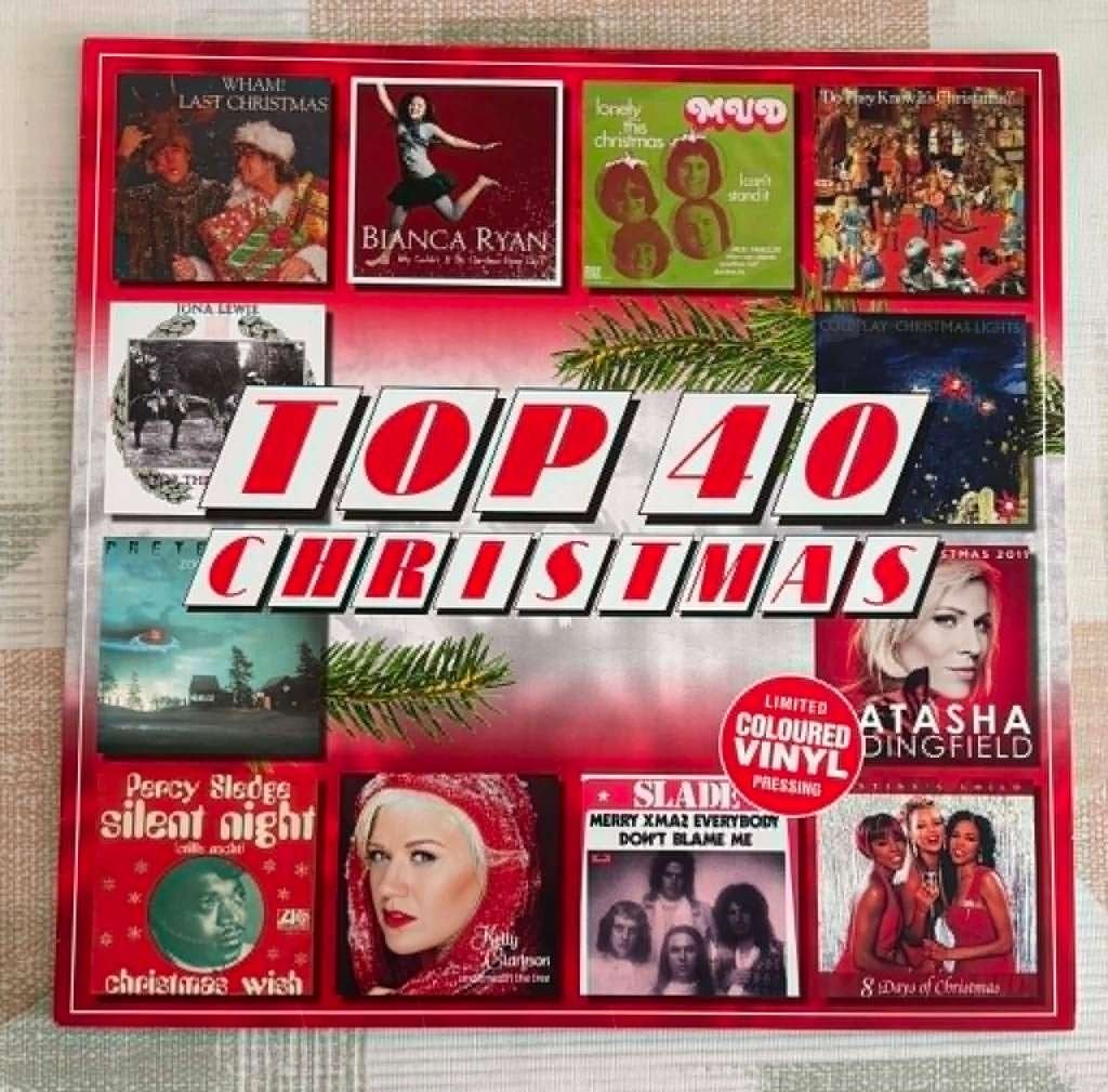 Various - Top 40 Christmas (LP), LP, Pop, Overige formaten, Colored vinyl