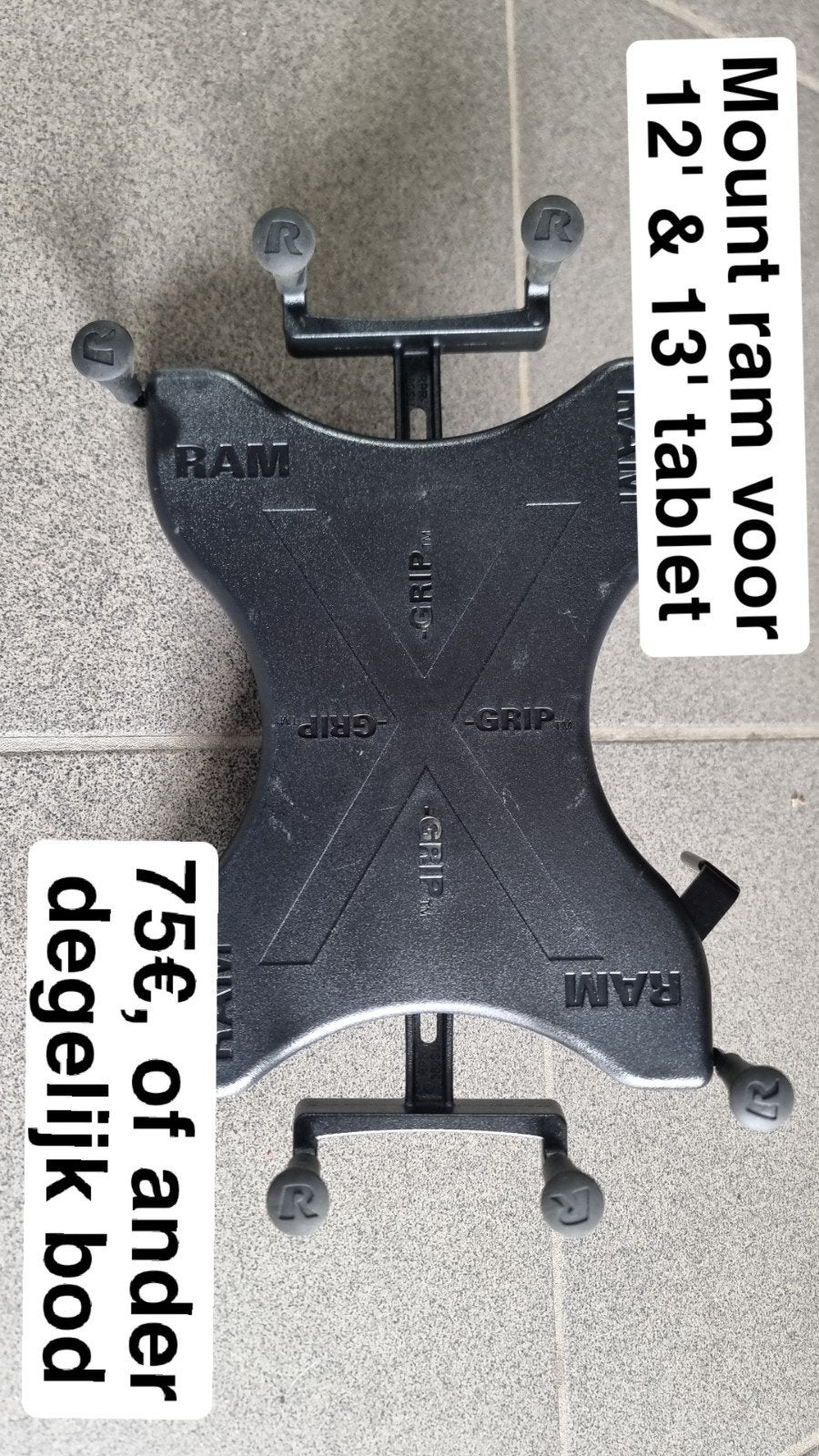 Mount Ram voor 12' & 13' tablet, Ophalen