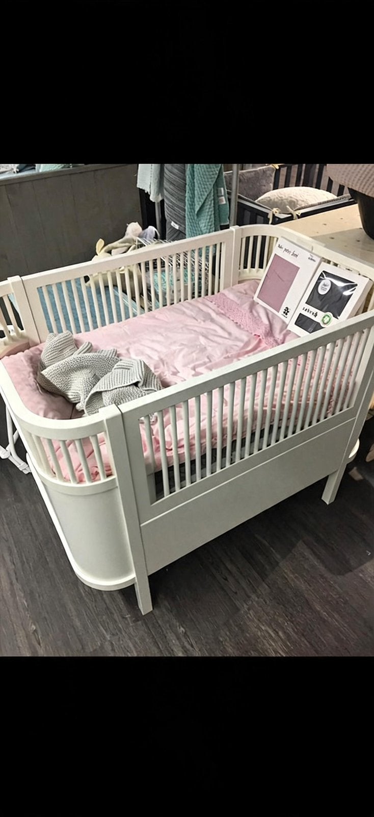 Sebra Kili baby bed meegroeibed, Enlèvement, Comme neuf, Sommier à lattes