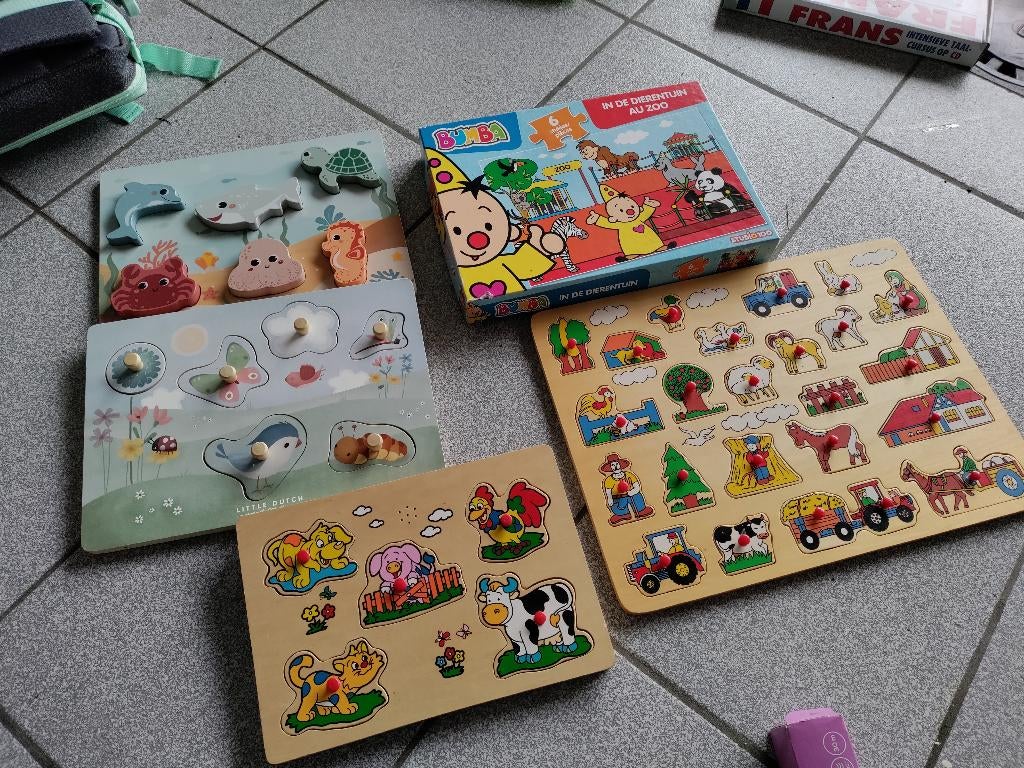 Legpuzzels kinderen, Gebruikt, Ophalen of Verzenden, Van hout, Minder dan 10 stukjes