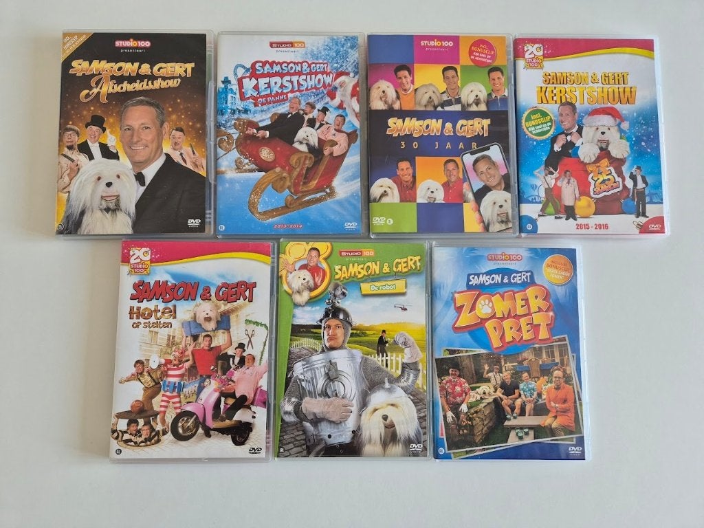 DVD-set - Samson & Gert - Studio 100, Cd's en Dvd's, Dvd's | Kinderen en Jeugd, Zo goed als nieuw, Tv fictie, Overige genres, Boxset
