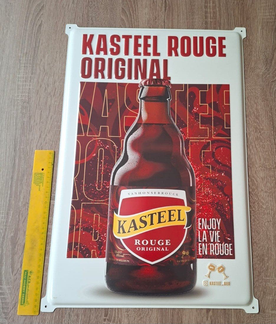 reclamebord Kasteel Rouge, Ophalen