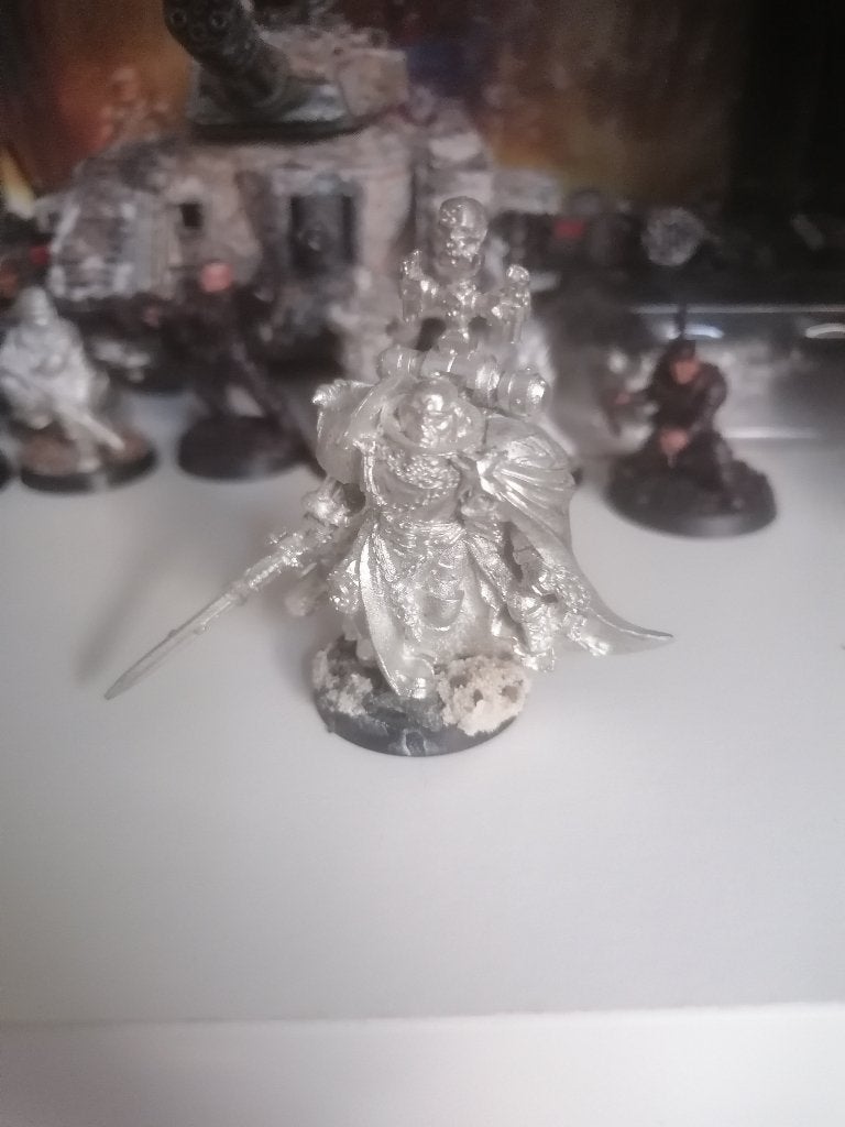 Warhammer 40k  Black Templars en Métal Grimaldus & Helbrecht, Enlèvement, Comme neuf, Personnage ou Figurines