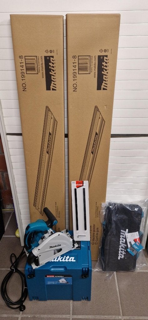 Makita sp6000 invalzaag complete set, Doe-het-zelf en Bouw, Gereedschap | Zaagmachines, Ophalen, Nieuw, Invalzaag