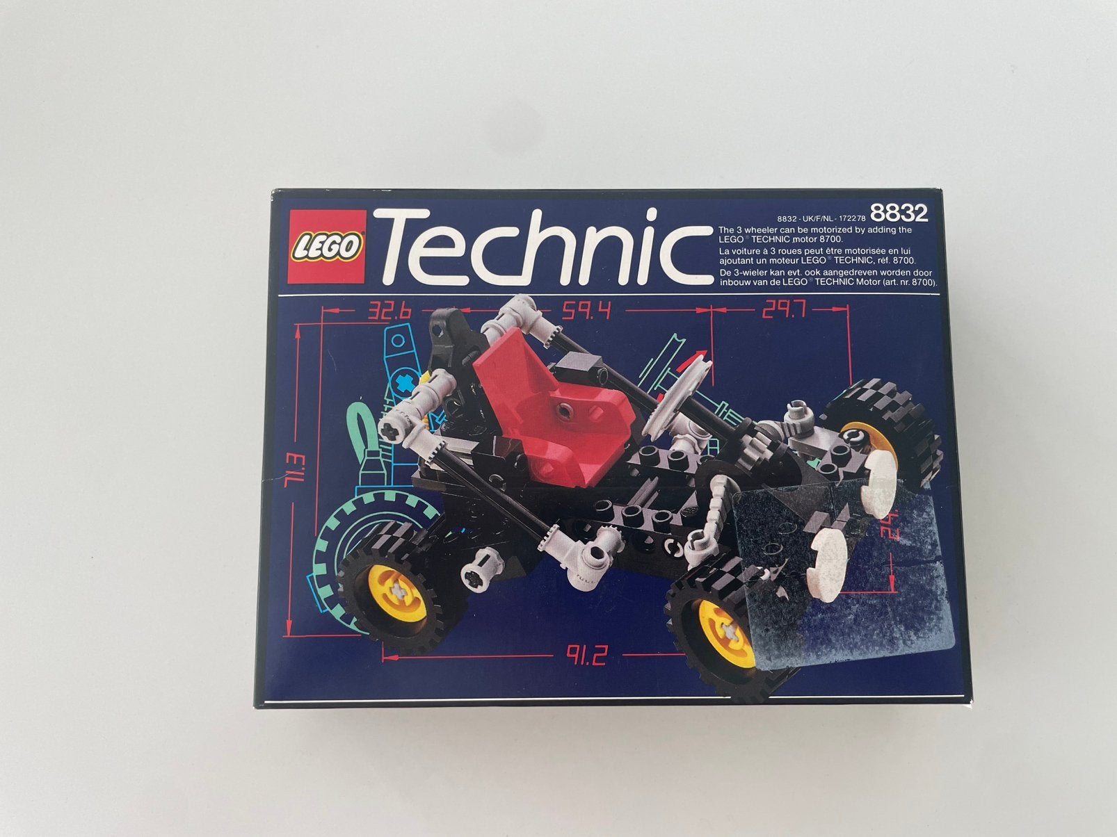 Lego 8832 Technic Roadster 8832, Ophalen, Zo goed als nieuw, Lego, Technic