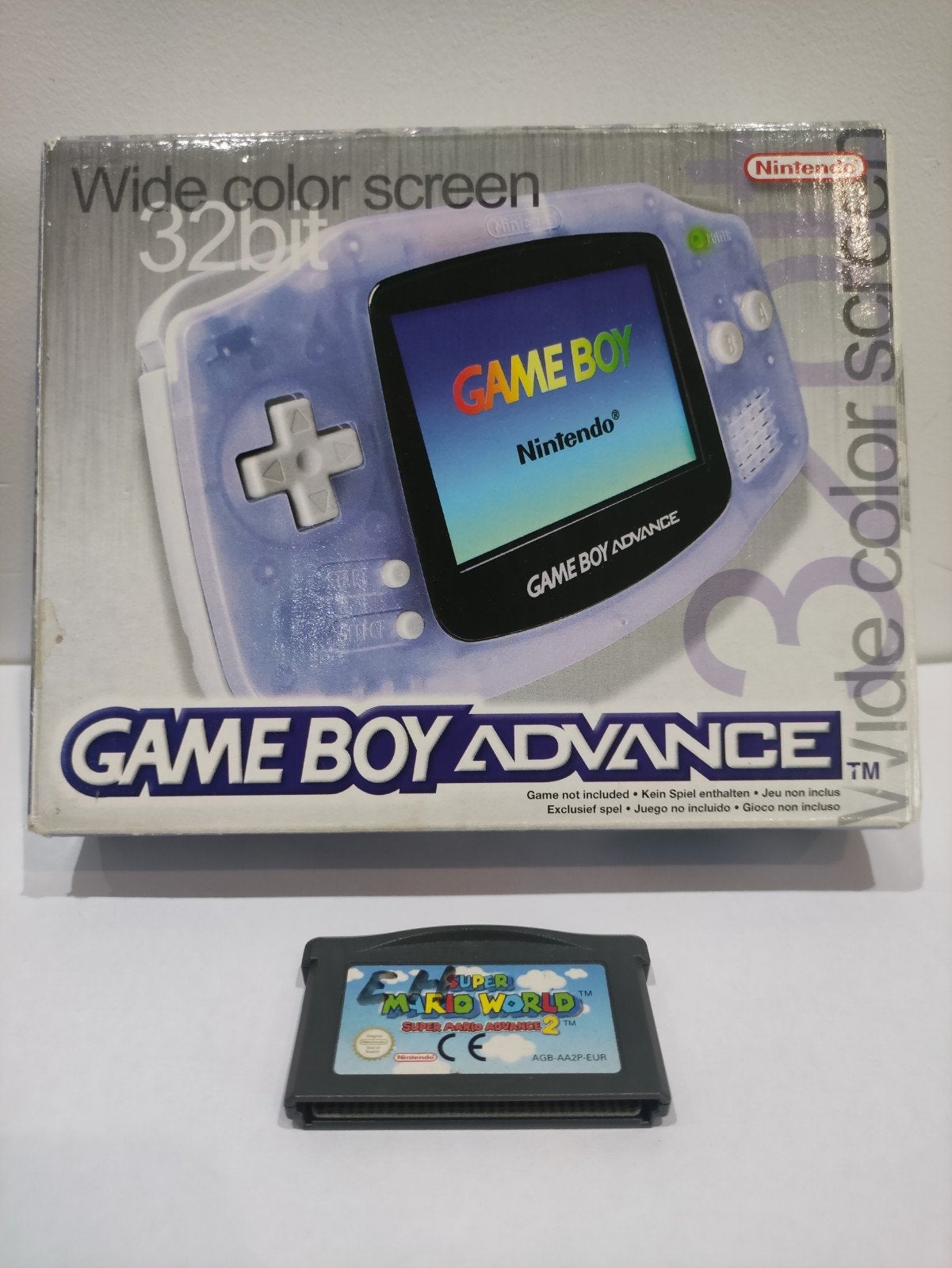 Nintendo Gameboy Advance avec Super Mario Advance, Enlèvement ou Envoi, 2 joueurs, Utilisé, À partir de 3 ans