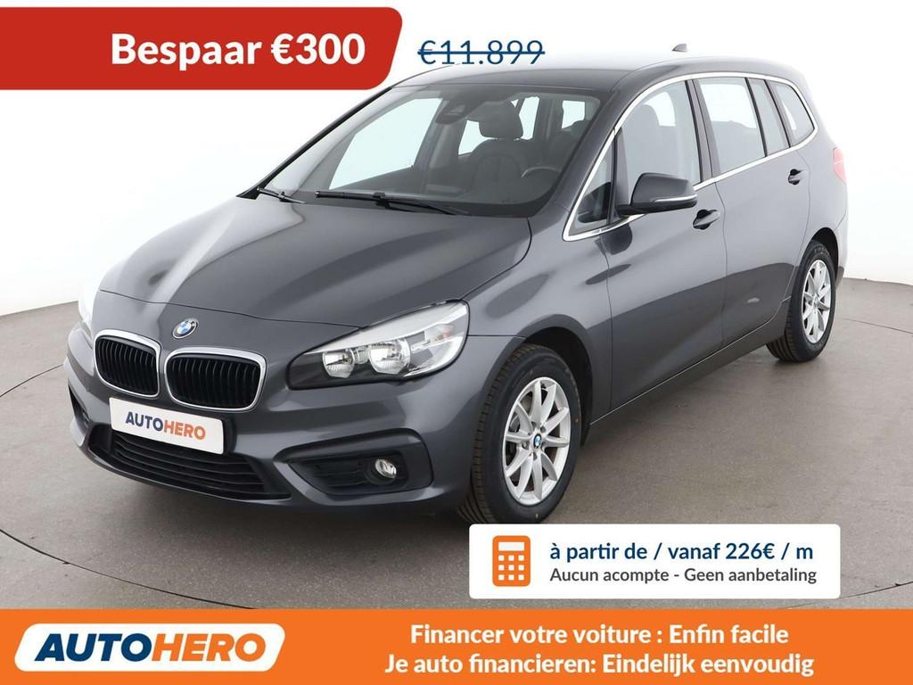 BMW 2 Serie 216 216d Gran Tourer Advantage (bj 2016), Auto's, Voorwielaandrijving, Gebruikt, Zwart, Elektronische parkeerrem