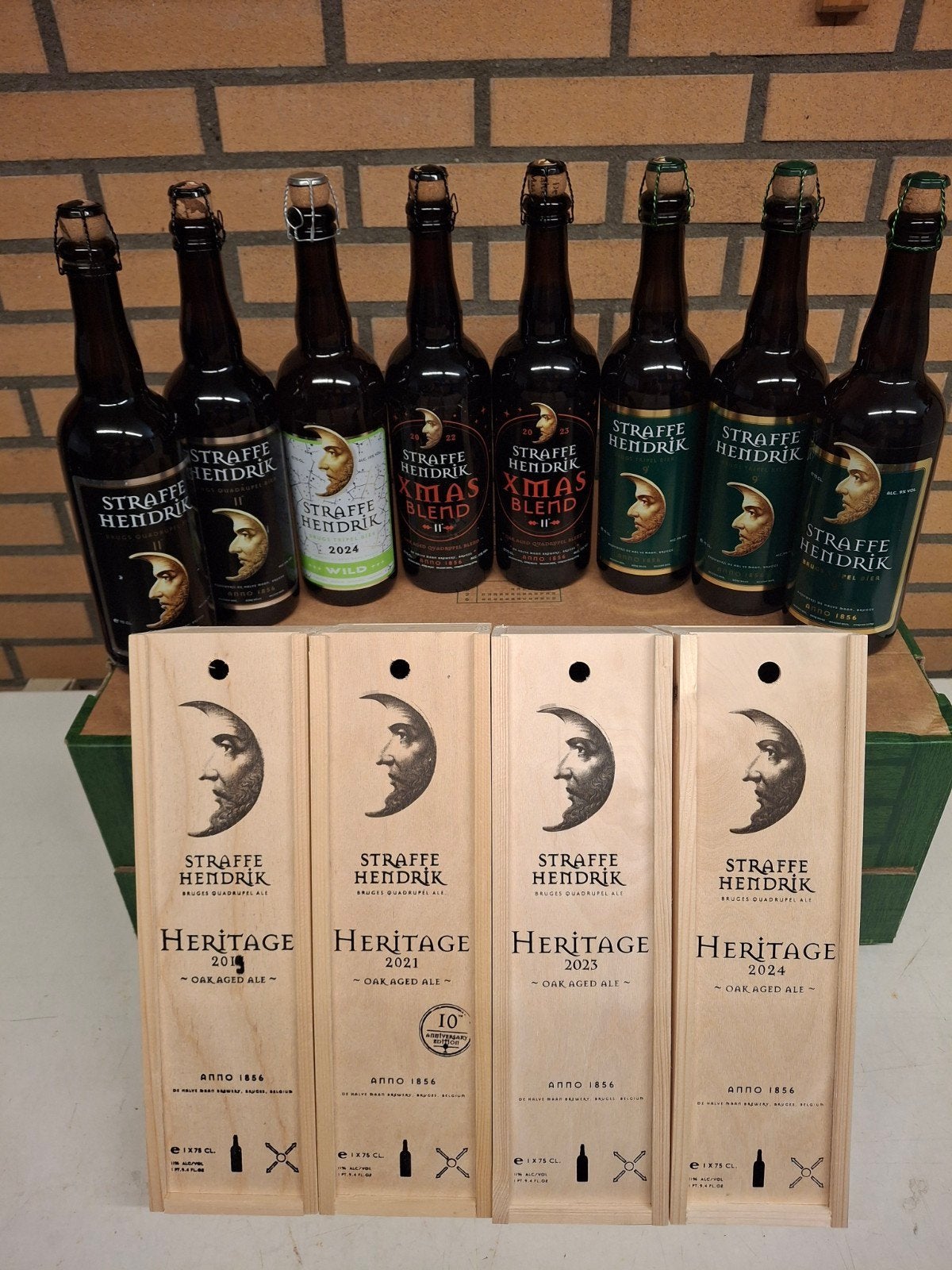 Collectie Straffe Hendrik ( o.a. Heritage, X-mas,Quadrupel), Verzamelen, Ophalen of Verzenden, Nieuw, Flesje(s), Overige merken