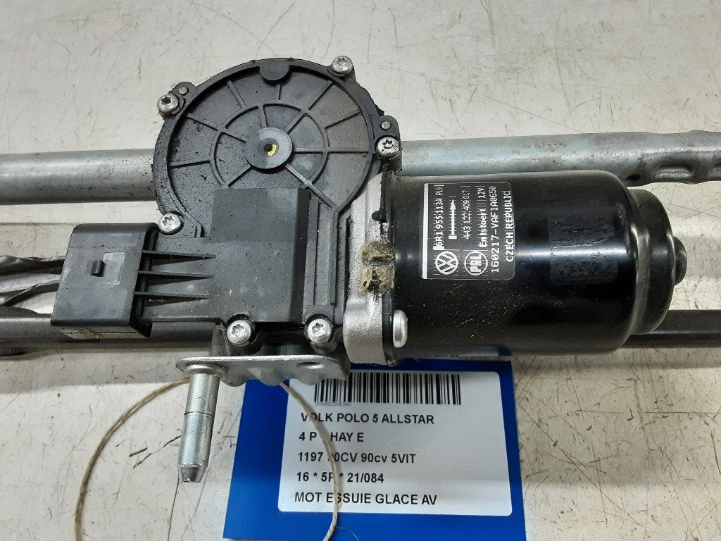 MOTEUR ESSUIE-GLACE AVANT Polo V (6R) (6R1955113A), Volkswagen, Mevr. I. Hauben, Utilisé, Rue de l'Espoir 34 34
4030  GRIVEGNÉE, BE