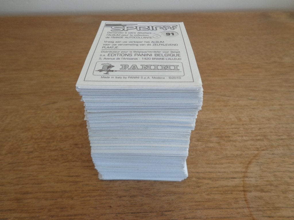 Panini Sprint 2010 - Pak van +380 afbeeldingen!, Verzamelen, Ophalen of Verzenden, Nieuw, Poster, Plaatje of Sticker