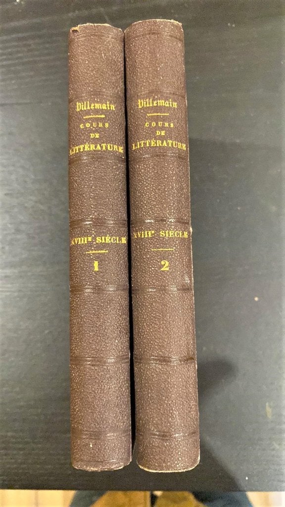 cours de littérature française XVIII de 1873 par villemain, Enlèvement ou Envoi