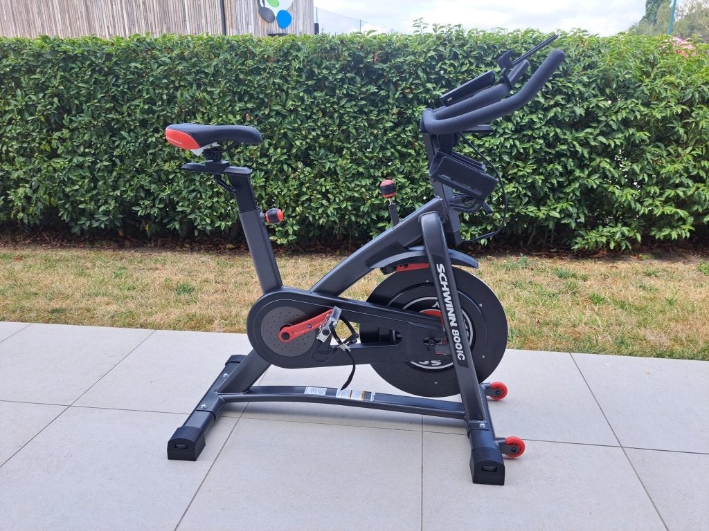 SPINNINGFIETS SCHWINN 800IC, Sport en Fitness, Ophalen, Zo goed als nieuw, Benen, Spinningfiets
