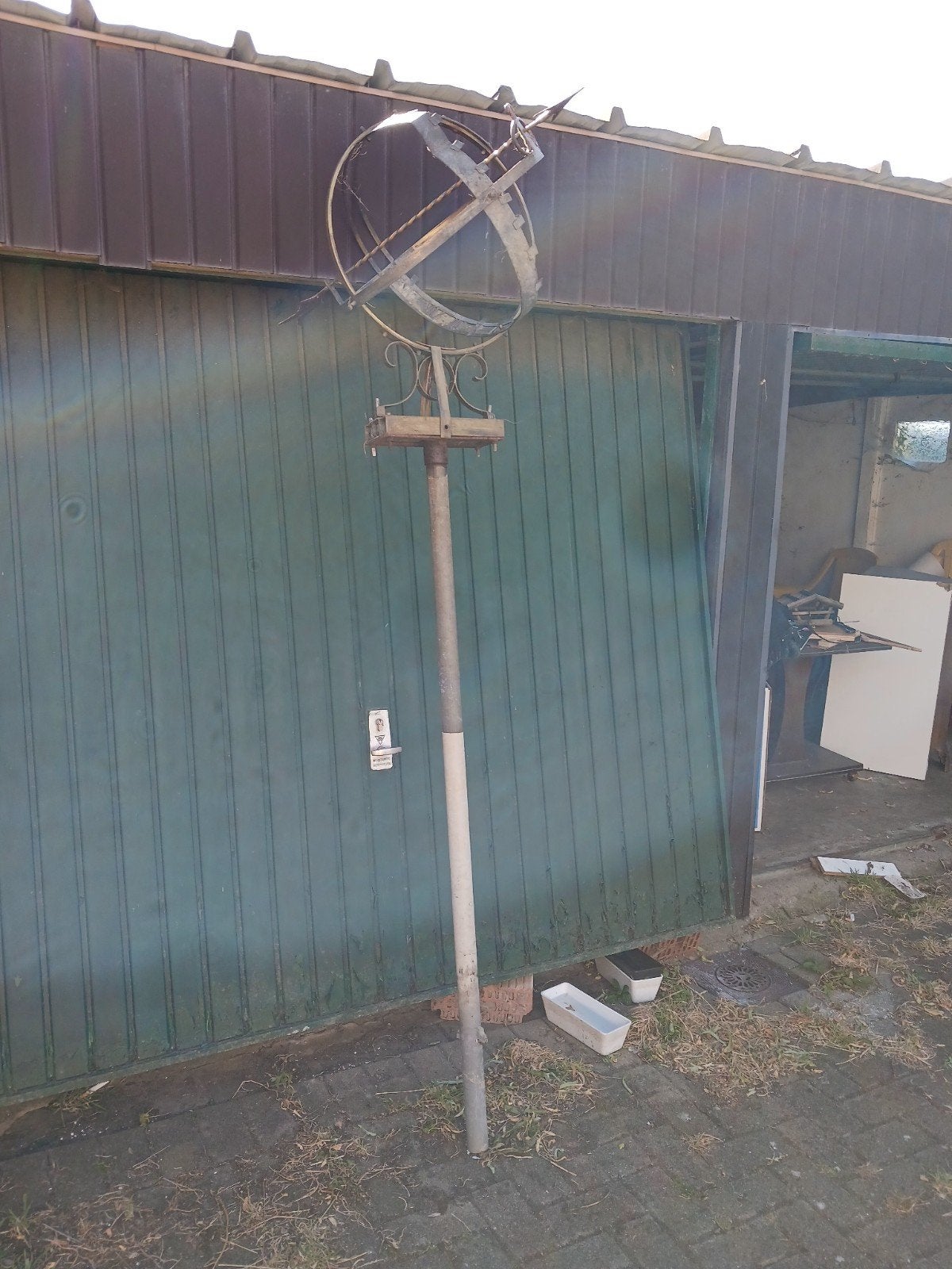 Zonnewijzer, Ophalen