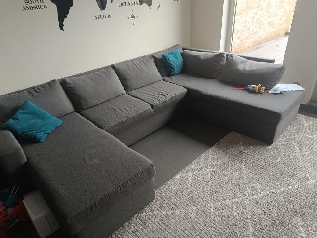 6p- zetel, Huis en Inrichting, Zetels | Zetels, Ophalen, Kunststof, Gebruikt, Scandinavishe