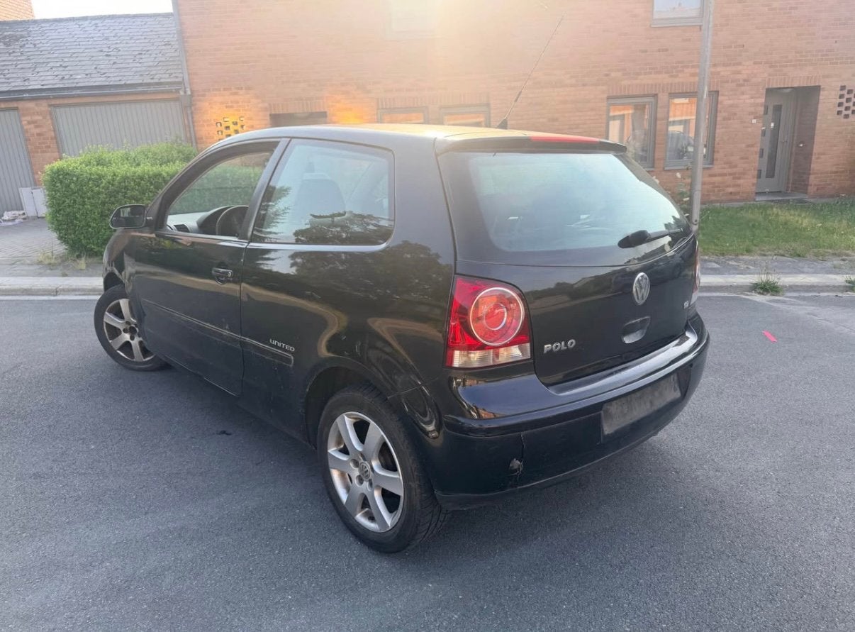 Vw POLO 1.2i année 2009 airco, Achat, Boîte manuelle, Noir, Particulier