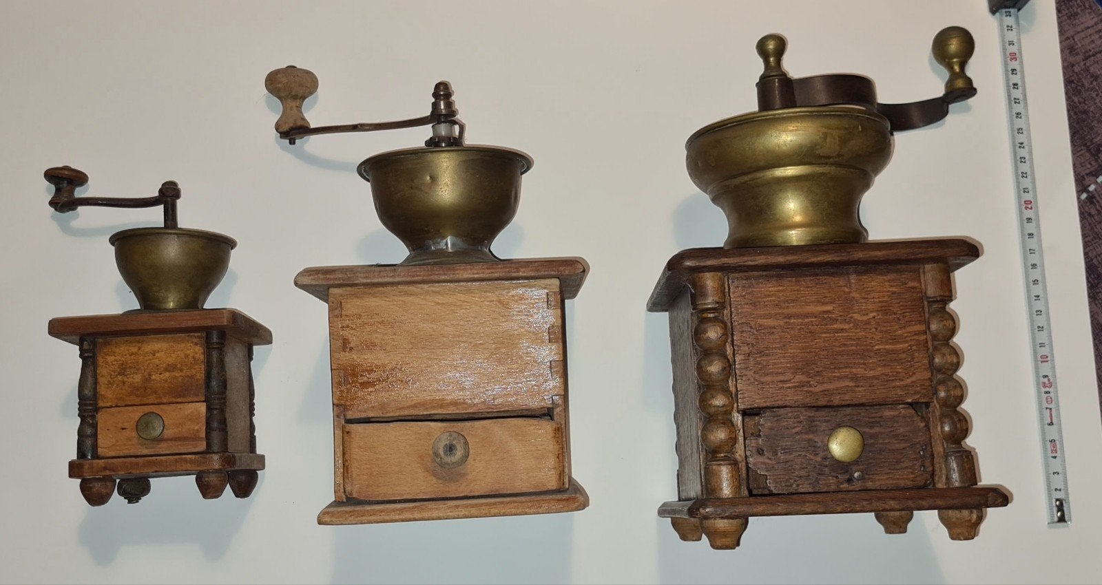 Moulins à café vintages, Enlèvement