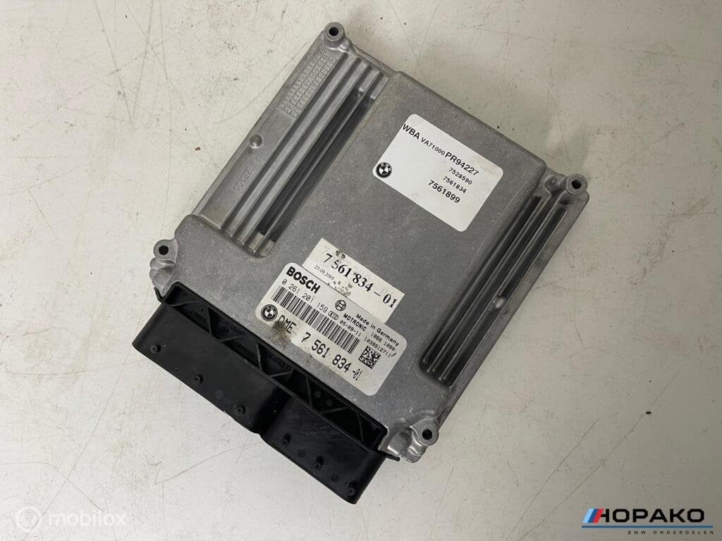 ECU / Motorcomputer BMW 3/5 serie | 756183401, Enlèvement ou Envoi, Einsteinlaan 5, rijswijk, Bmw, Utilisé