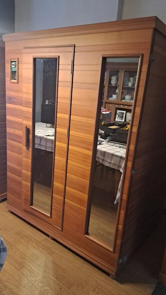 Topklasse IR Sauna Health Mate, Sport en Fitness, Sauna, Ophalen, Zo goed als nieuw, Infrarood, Complete sauna