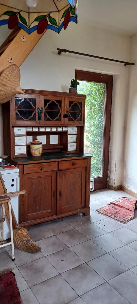 Keukenkastje uit twee delen, Ophalen, Gebruikt, 100 tot 150 cm, Met deur(en)