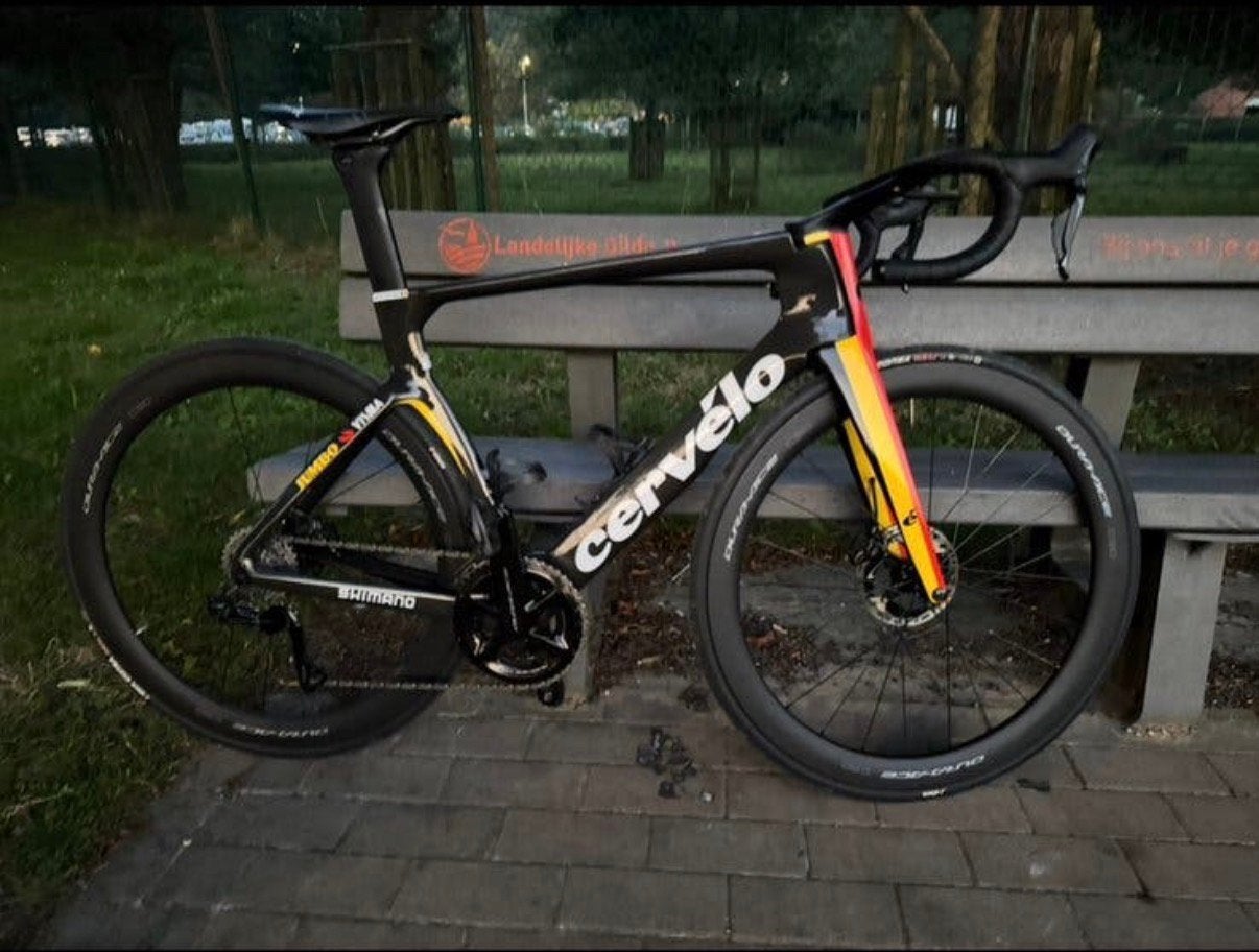 Cervélo S5 Wout van Aert (parijs-nice 2022), Ophalen, Zo goed als nieuw, Schijfrem