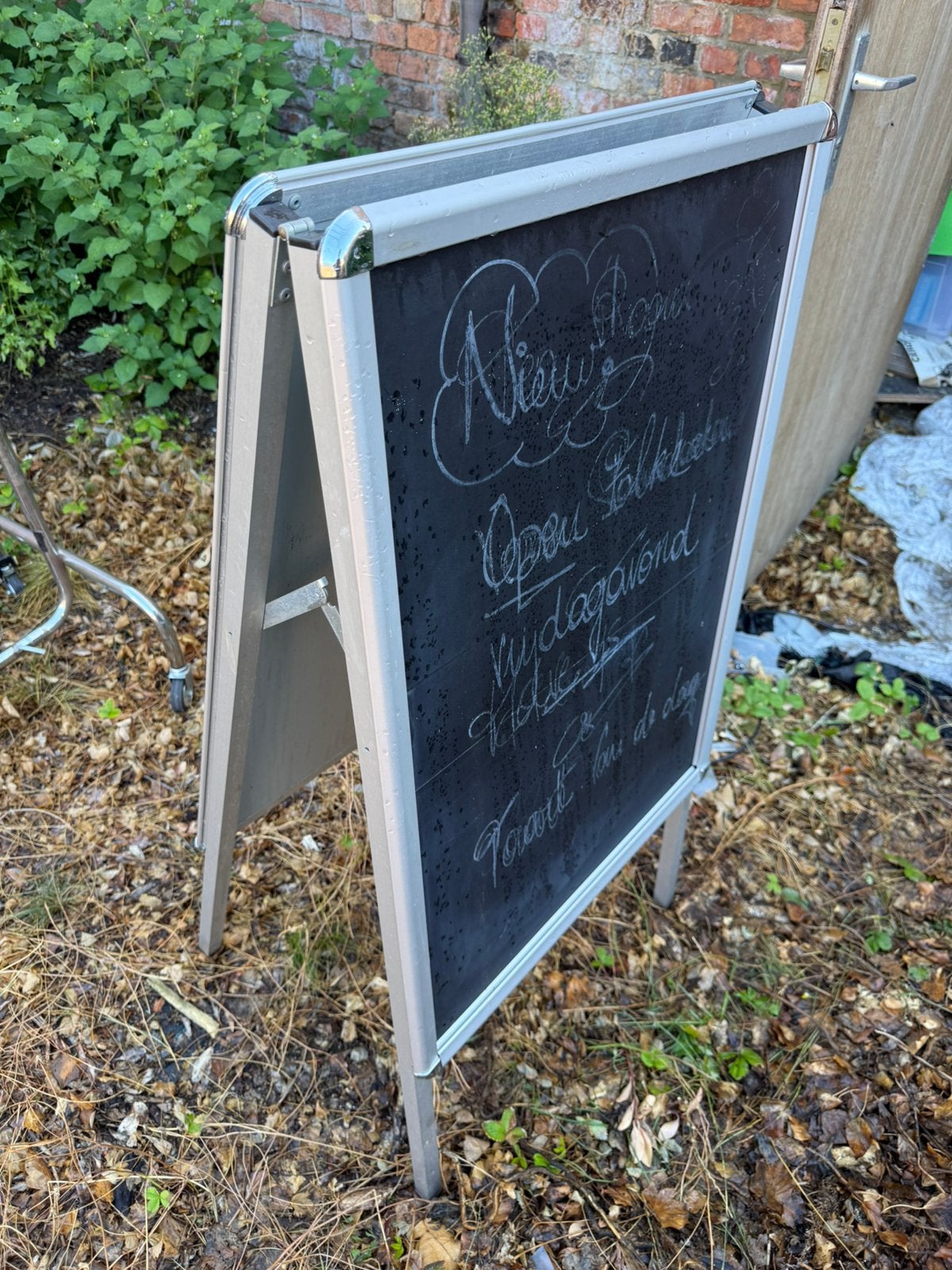 Mooi horeca bordt alu perfect 60 euro, Zakelijke goederen, Ophalen of Verzenden