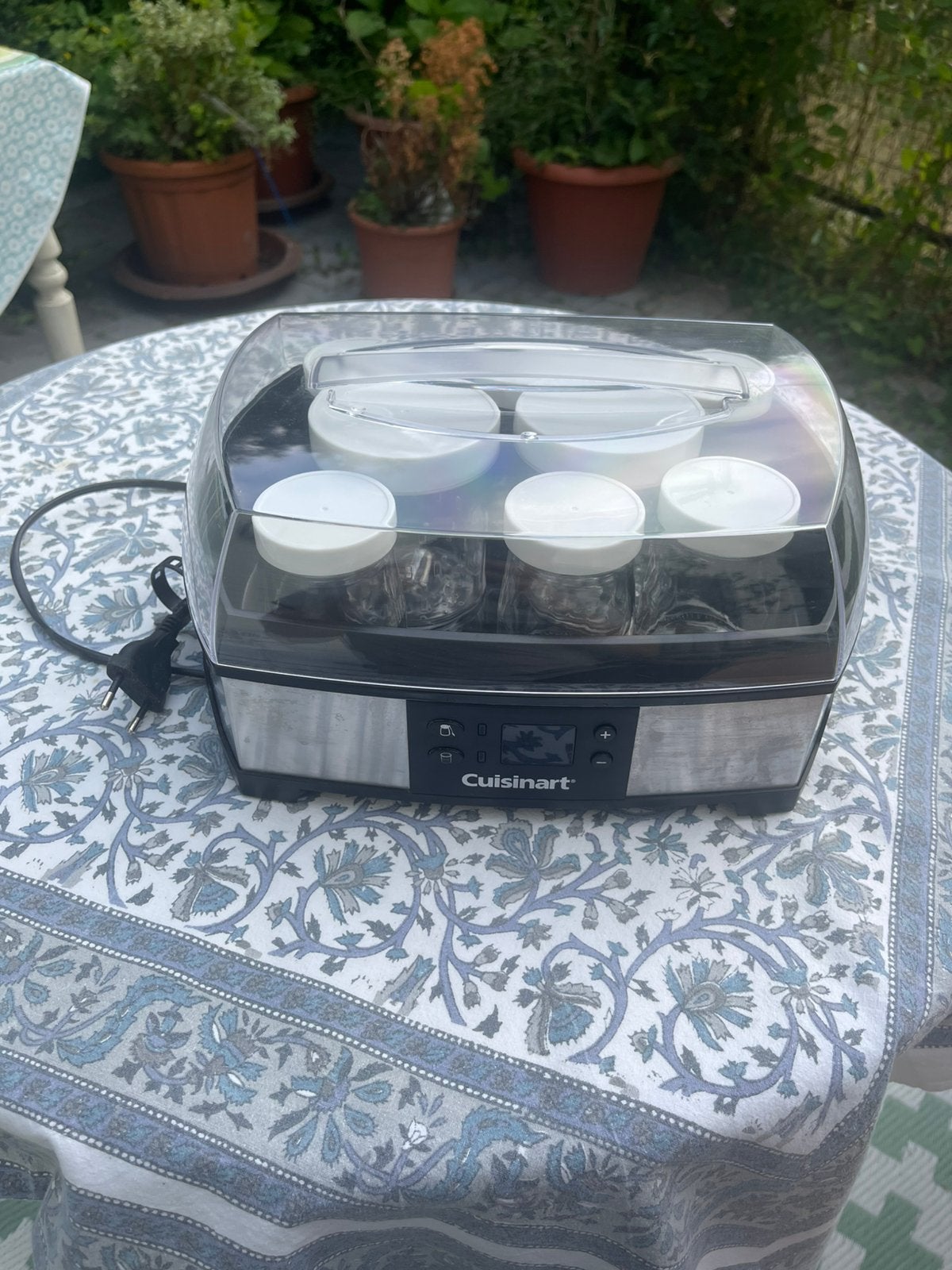 Yaourtière & Fromagère Cuisinart YM400E– comme neuve, Elektronische apparatuur, Eierkokers, Ophalen, Zo goed als nieuw