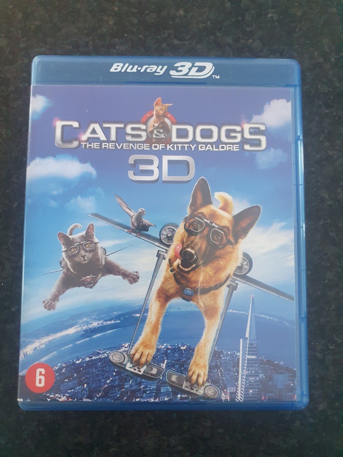 Cats & Dogs blu ray 3D NL FR, Ophalen of Verzenden