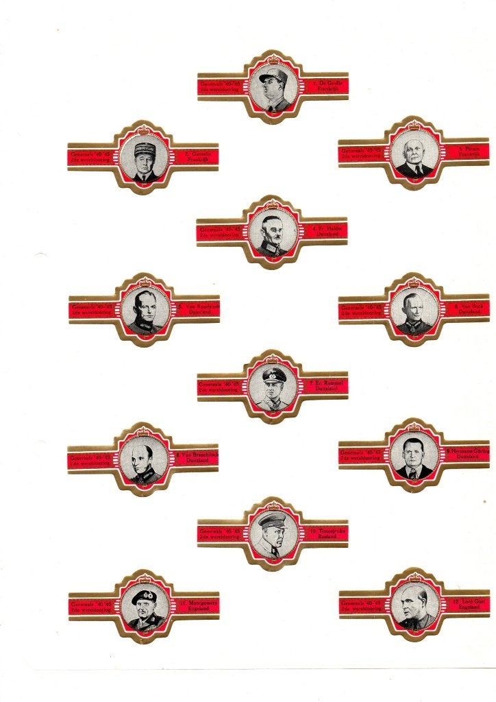 GROUPES DE CIGARES, GÉNÉRAUX PRINCIPAUX, Enlèvement ou Envoi, Neuf, Bagues de cigare