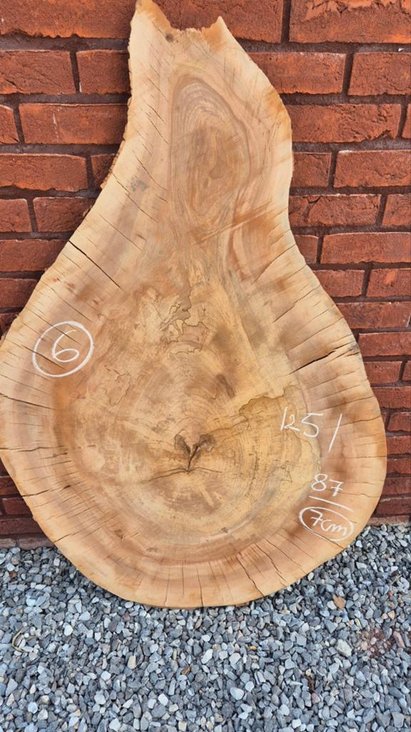 Plateaux rondelles planches en bois brut massif, Huis en Inrichting, Ophalen