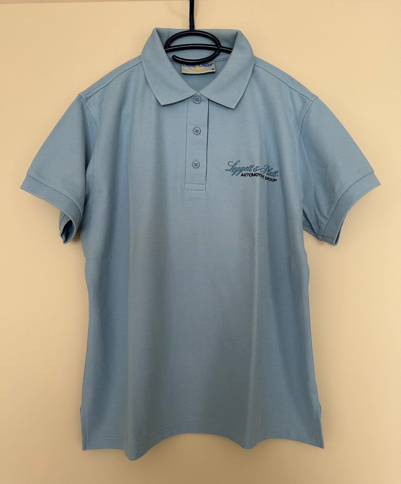 Dames polo met opdruk maat 18 nieuw, Kleding | Dames, T-shirts, Blauw, Maat 42/44 (L), Nieuw, Ophalen of Verzenden