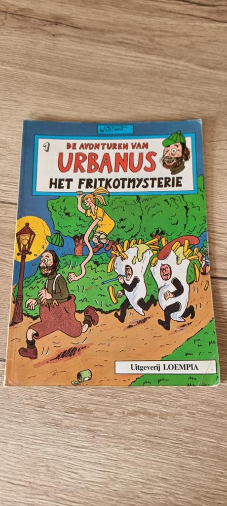 Strip De avonturen van Urbanus - 1 Het frietkotmysterie, Gelezen, Eén stripboek, Ophalen of Verzenden, Urbanus; Willy Linthout
