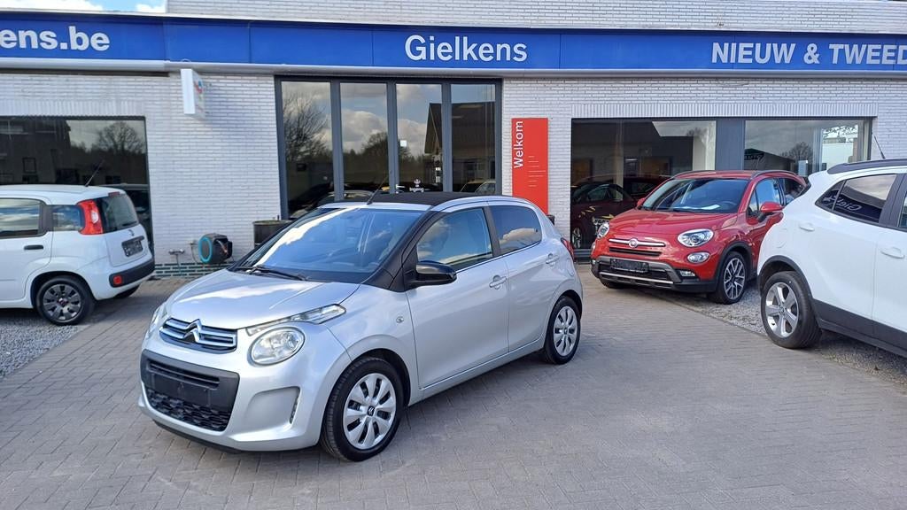 Citroën C1 1.0i OPEN AIR/cruise-controle/carplay/airco, Autos, Argent ou Gris, Achat, 998 cm³, Euro 6