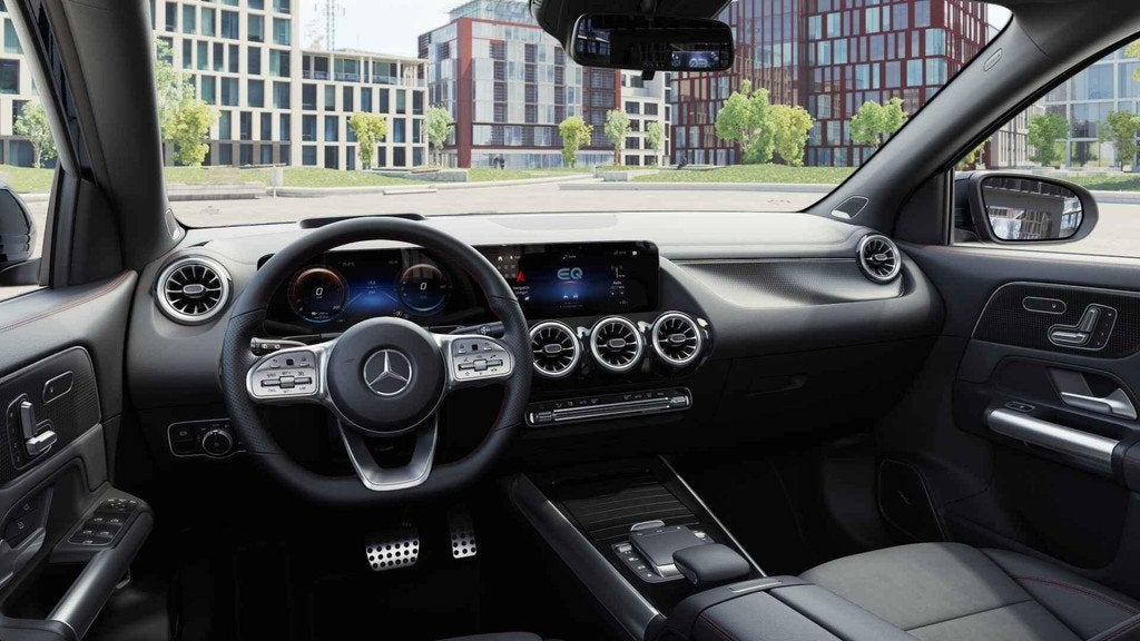 Mercedes-Benz EQA-Klasse 250 AMG Line | Panoramisch Dak | Do, Stof, Gebruikt, Zwart, 5 zetels