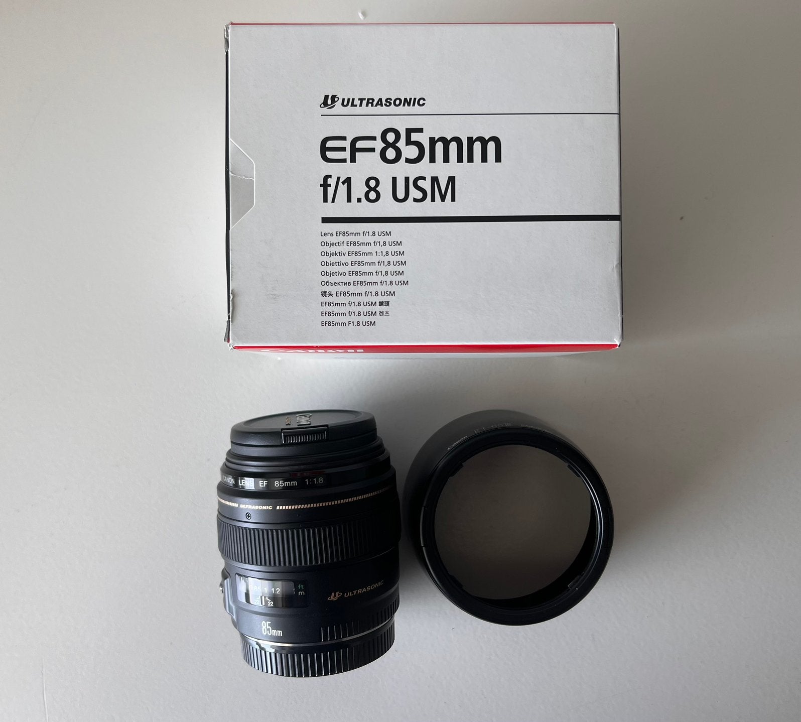 CANON EF 85mm F/1.8 USM, 85 mm, Canon, Comme neuf, Enlèvement