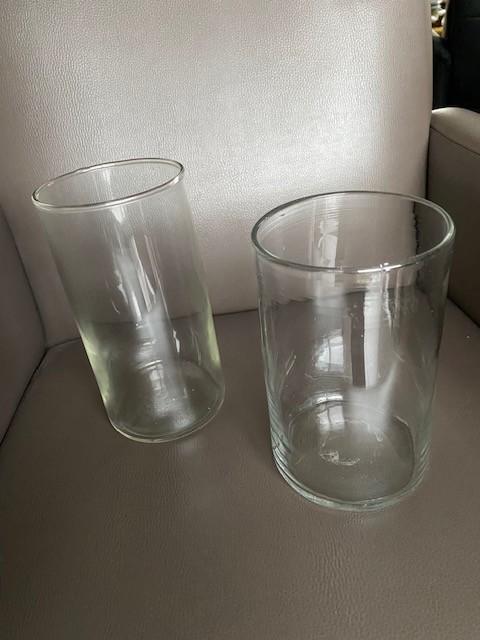 Vases en verre, Maison & Meubles, Moins de 50 cm, Enlèvement ou Envoi, Autres couleurs, Comme neuf