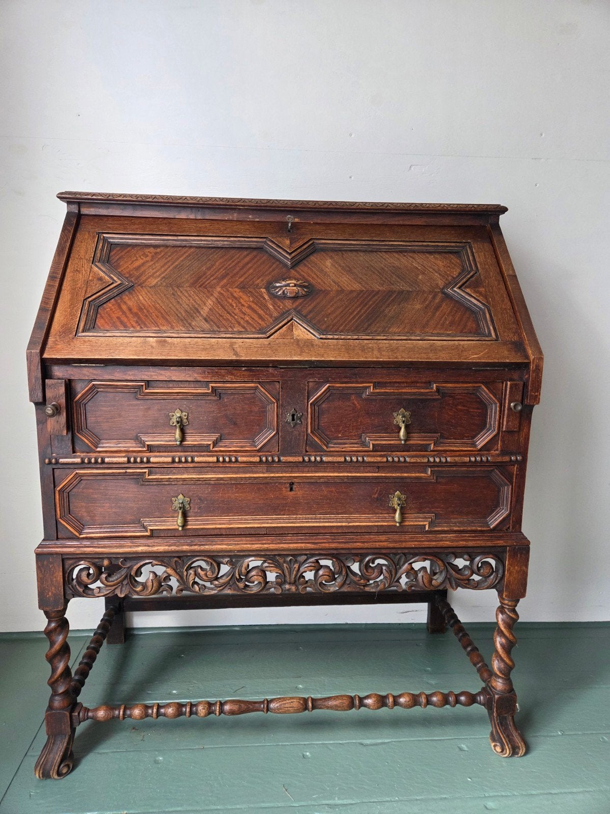 armoire de bureau ancienne, Antiquités & Art, Enlèvement