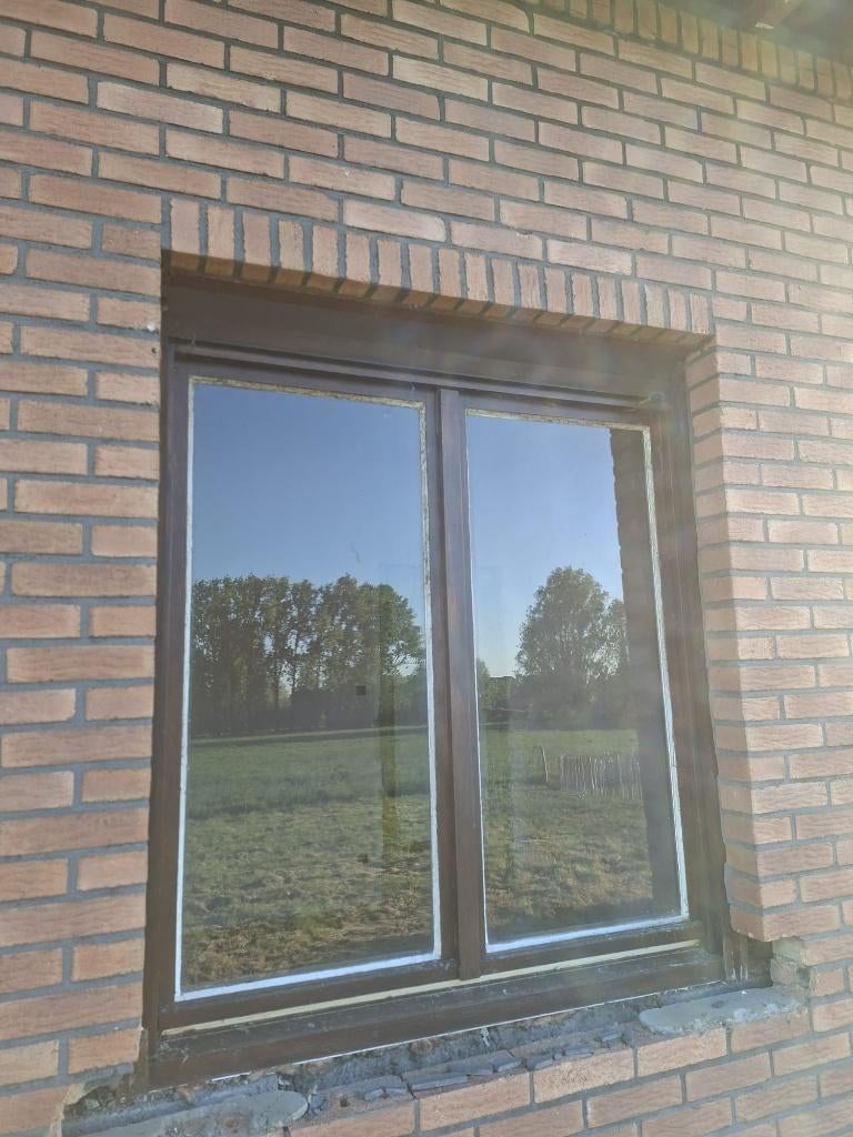ramen in merantihout, ALLES GRATIS!!, Doe-het-zelf en Bouw, Ophalen, Gebruikt, Gevelraam of Ruit