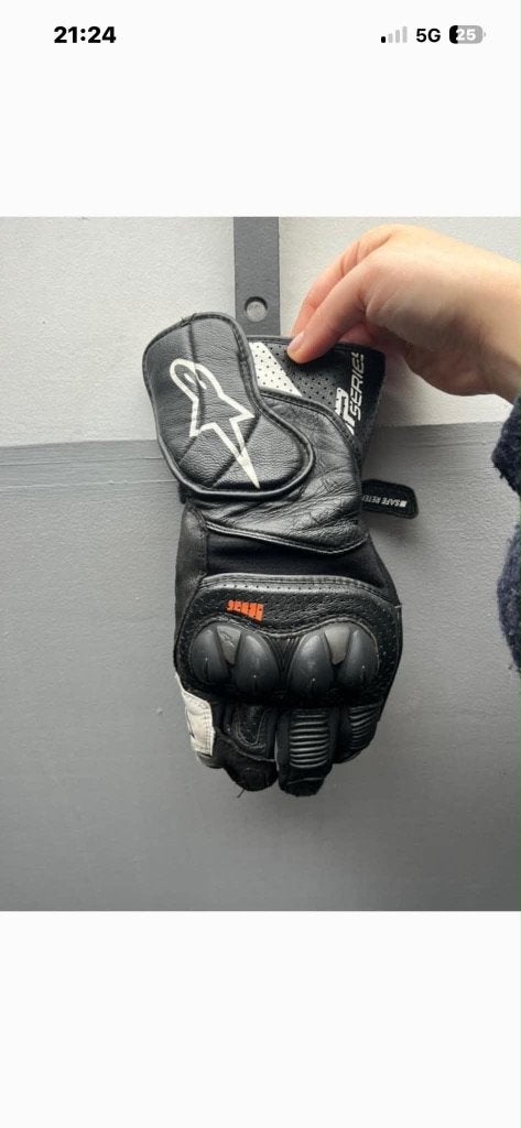 Alpinestars leren handschoenen, Ophalen, Handschoenen, Alpinestar